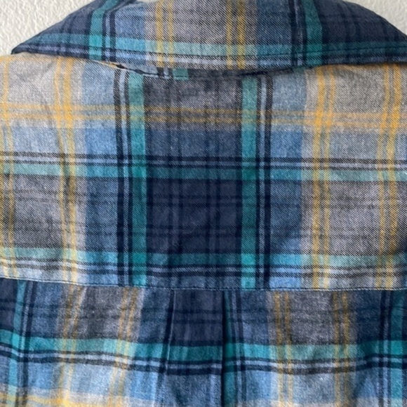 Pendleton top women’s button up size medium beautiful plaid 100% cotton - Picture 5 of 10